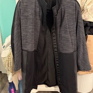 Lululemon Athletica Black and Gray Lightweight Jacket